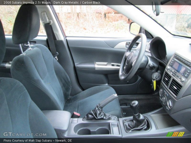 Dark Gray Metallic / Carbon Black 2008 Subaru Impreza 2.5i Wagon