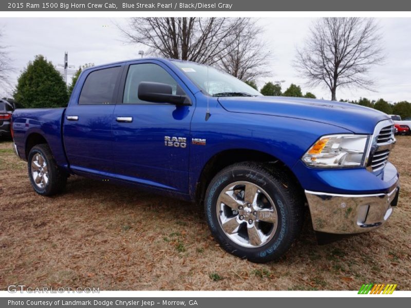 Front 3/4 View of 2015 1500 Big Horn Crew Cab