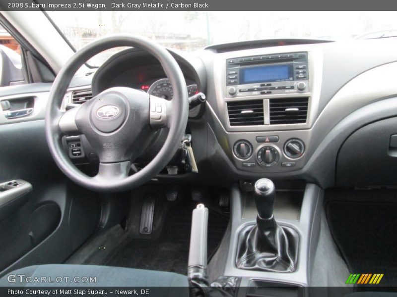 Dark Gray Metallic / Carbon Black 2008 Subaru Impreza 2.5i Wagon