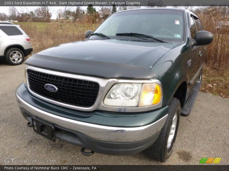 Dark Highland Green Metallic / Medium Graphite 2001 Ford Expedition XLT 4x4