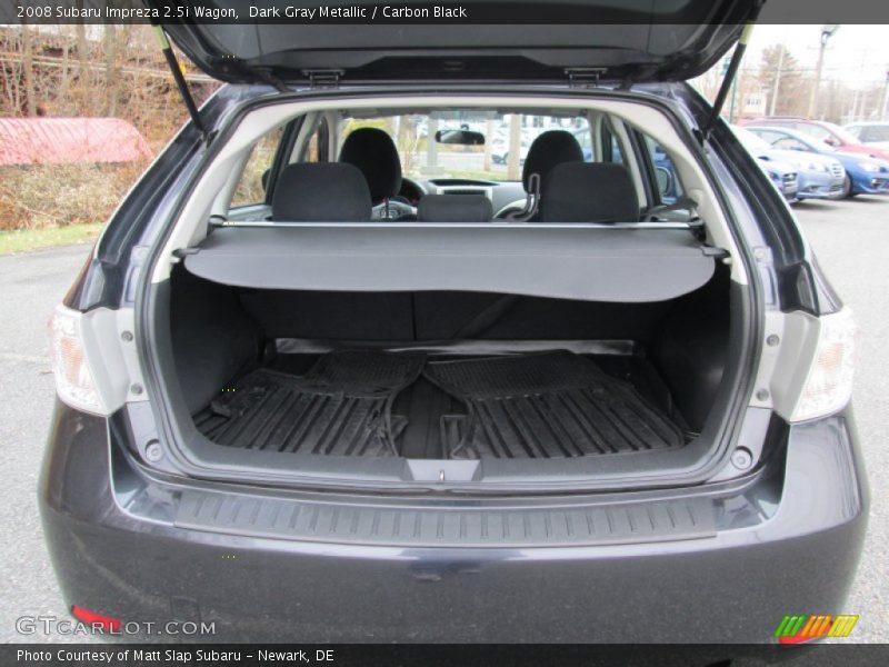 Dark Gray Metallic / Carbon Black 2008 Subaru Impreza 2.5i Wagon