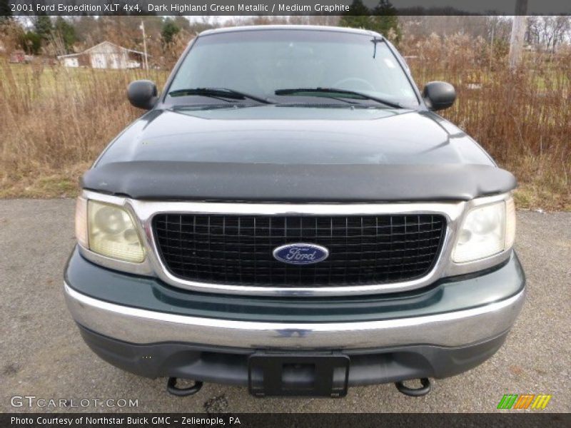 Dark Highland Green Metallic / Medium Graphite 2001 Ford Expedition XLT 4x4