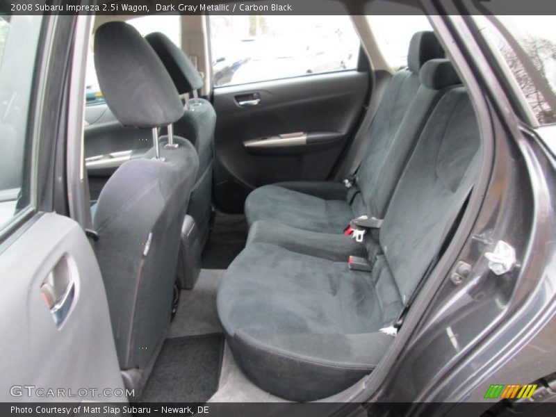 Dark Gray Metallic / Carbon Black 2008 Subaru Impreza 2.5i Wagon