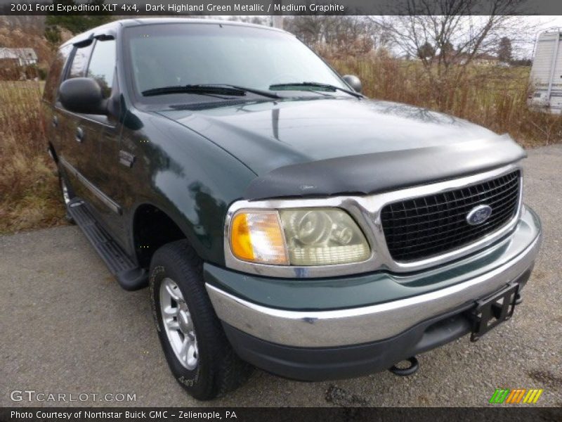 Dark Highland Green Metallic / Medium Graphite 2001 Ford Expedition XLT 4x4