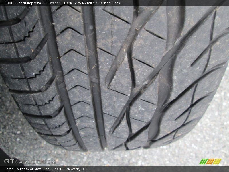 Dark Gray Metallic / Carbon Black 2008 Subaru Impreza 2.5i Wagon