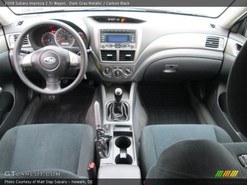 Dark Gray Metallic / Carbon Black 2008 Subaru Impreza 2.5i Wagon
