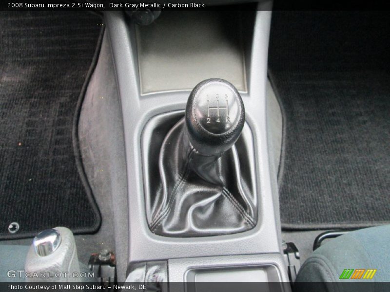 Dark Gray Metallic / Carbon Black 2008 Subaru Impreza 2.5i Wagon