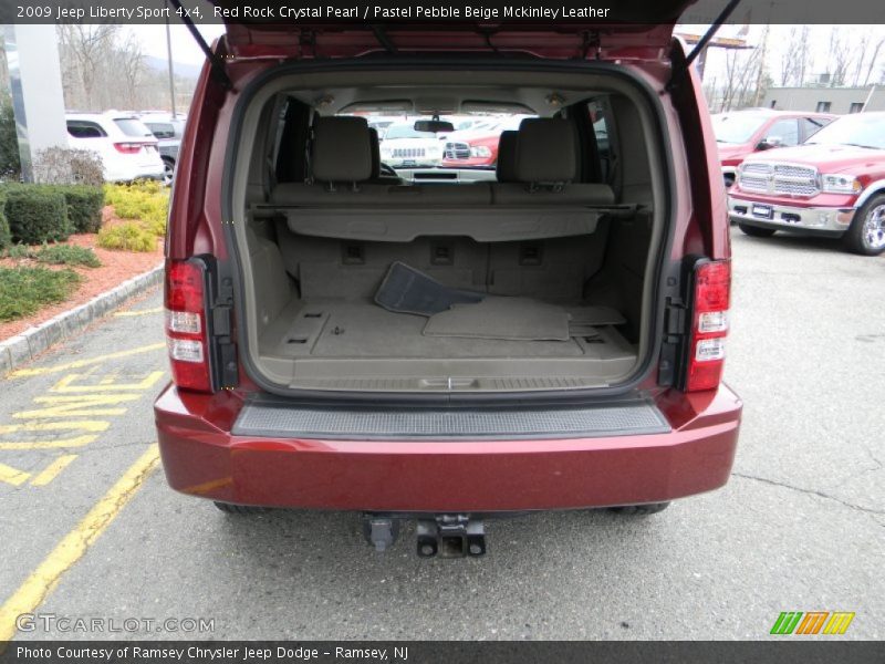 Red Rock Crystal Pearl / Pastel Pebble Beige Mckinley Leather 2009 Jeep Liberty Sport 4x4