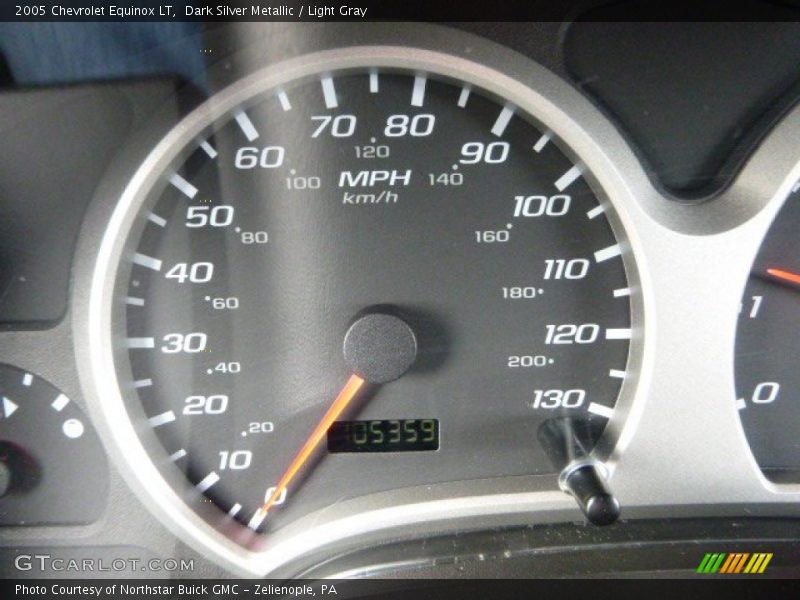 Dark Silver Metallic / Light Gray 2005 Chevrolet Equinox LT