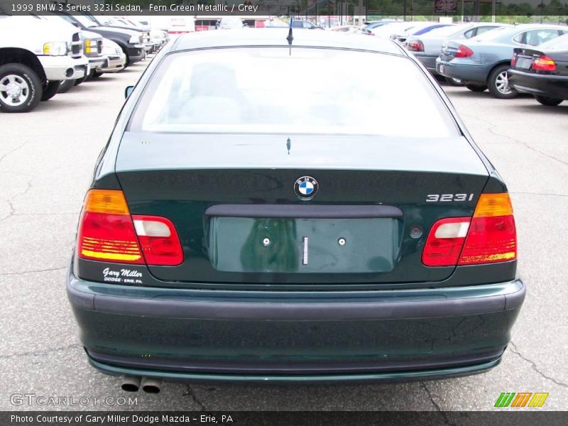 Fern Green Metallic / Grey 1999 BMW 3 Series 323i Sedan