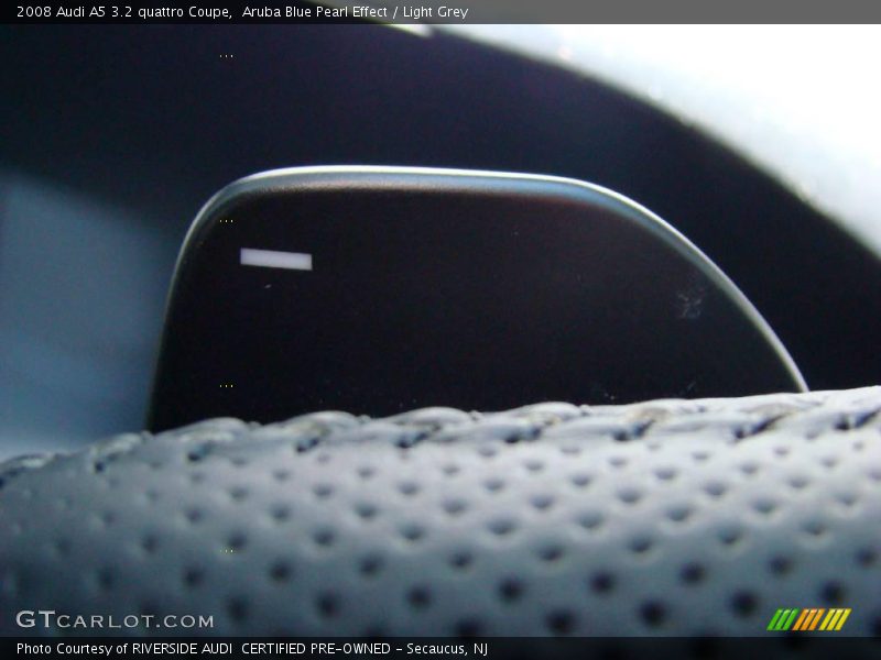 Aruba Blue Pearl Effect / Light Grey 2008 Audi A5 3.2 quattro Coupe