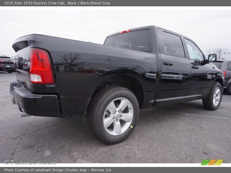 Black / Black/Diesel Gray 2015 Ram 1500 Express Crew Cab