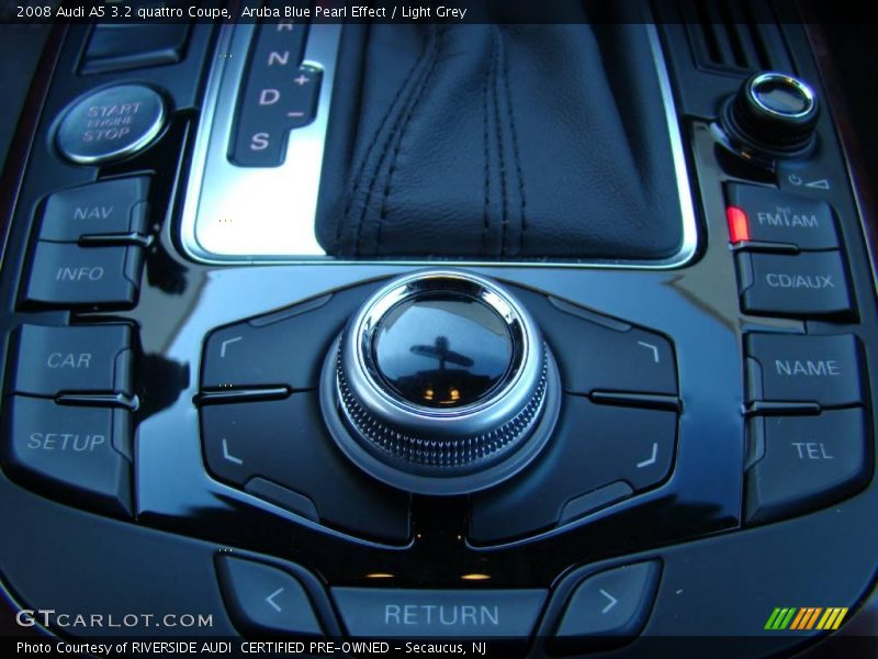 Aruba Blue Pearl Effect / Light Grey 2008 Audi A5 3.2 quattro Coupe