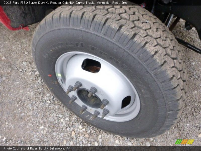  2015 F350 Super Duty XL Regular Cab 4x4 Dump Truck Wheel