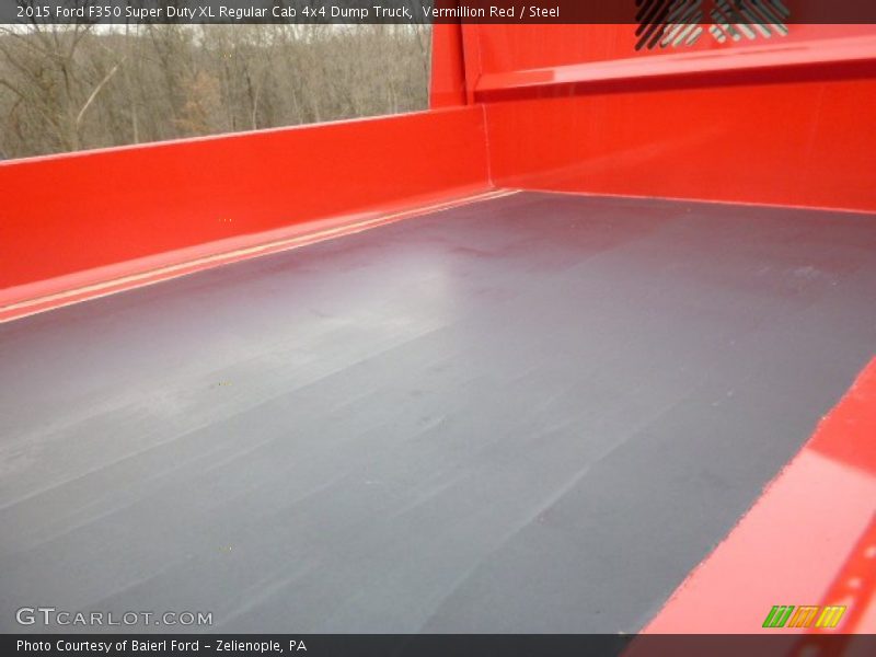 Vermillion Red / Steel 2015 Ford F350 Super Duty XL Regular Cab 4x4 Dump Truck