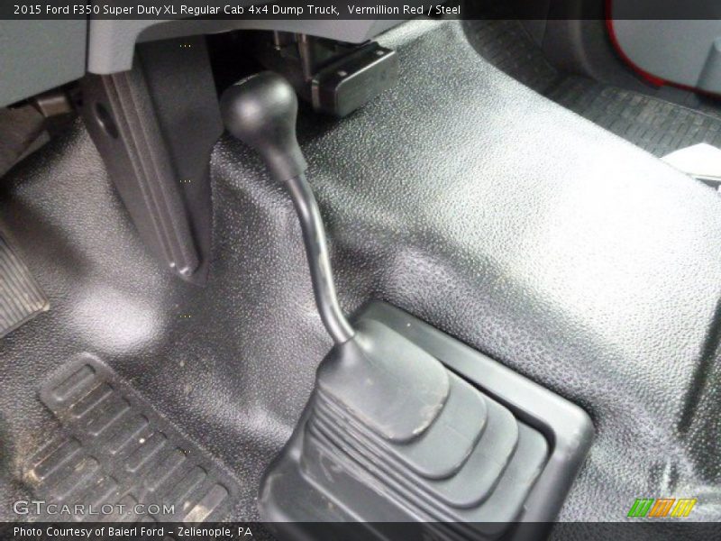 Vermillion Red / Steel 2015 Ford F350 Super Duty XL Regular Cab 4x4 Dump Truck