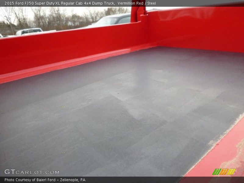 Vermillion Red / Steel 2015 Ford F350 Super Duty XL Regular Cab 4x4 Dump Truck