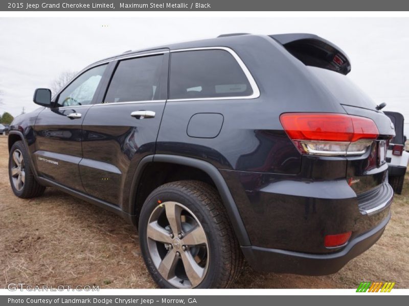 Maximum Steel Metallic / Black 2015 Jeep Grand Cherokee Limited