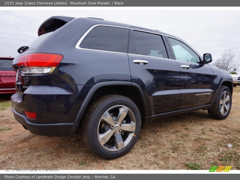 Maximum Steel Metallic / Black 2015 Jeep Grand Cherokee Limited