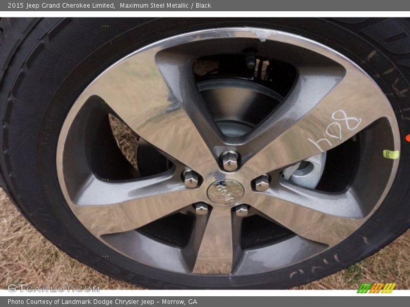 Maximum Steel Metallic / Black 2015 Jeep Grand Cherokee Limited