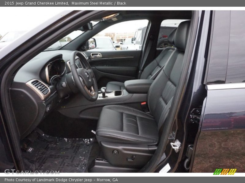 Maximum Steel Metallic / Black 2015 Jeep Grand Cherokee Limited