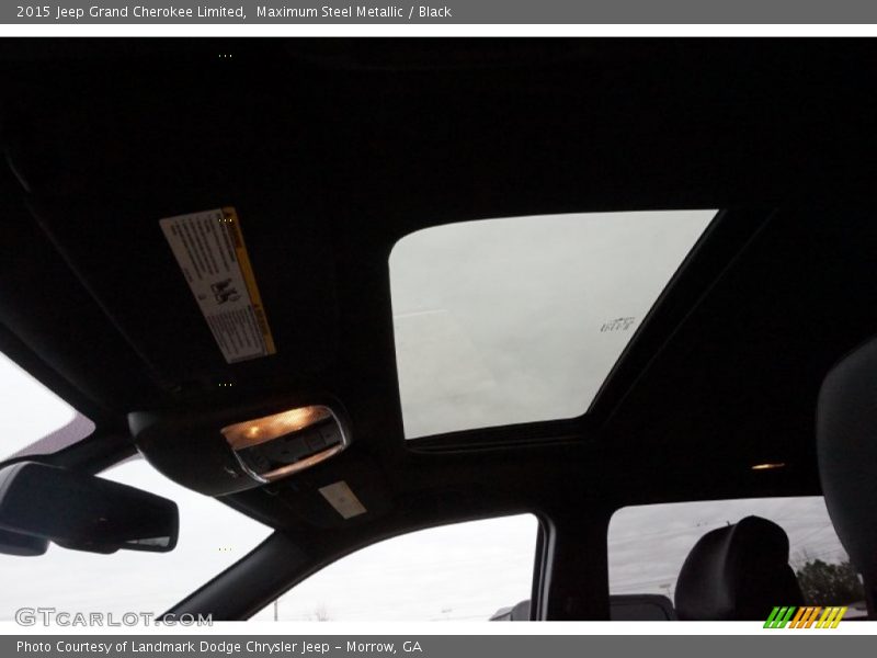 Maximum Steel Metallic / Black 2015 Jeep Grand Cherokee Limited