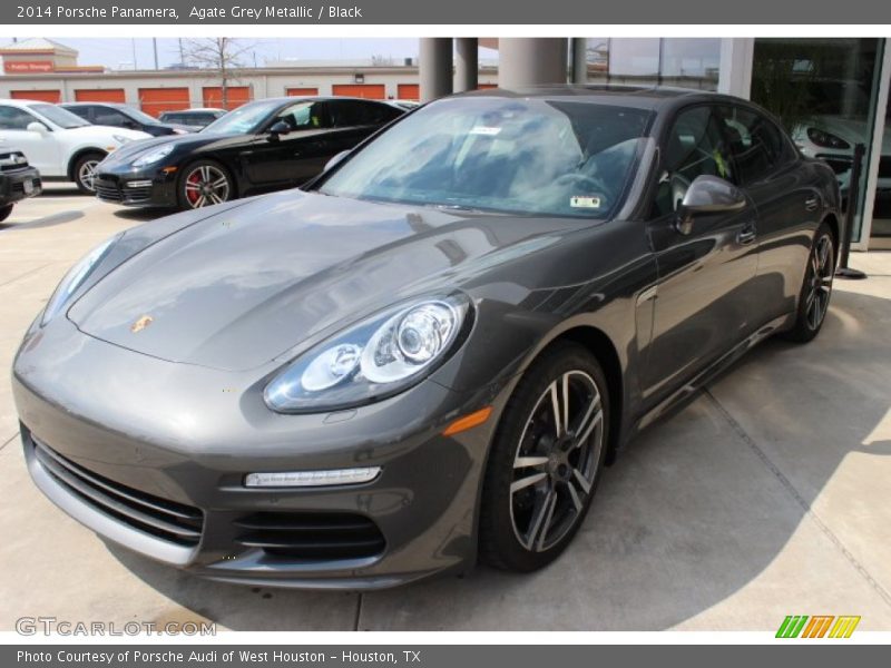 Agate Grey Metallic / Black 2014 Porsche Panamera