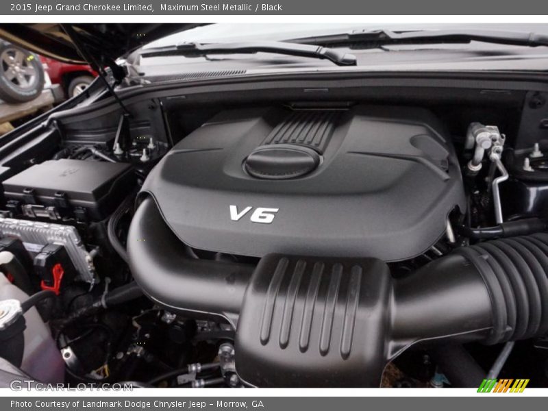 Maximum Steel Metallic / Black 2015 Jeep Grand Cherokee Limited