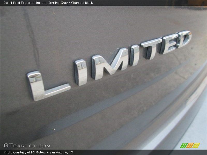 Sterling Gray / Charcoal Black 2014 Ford Explorer Limited