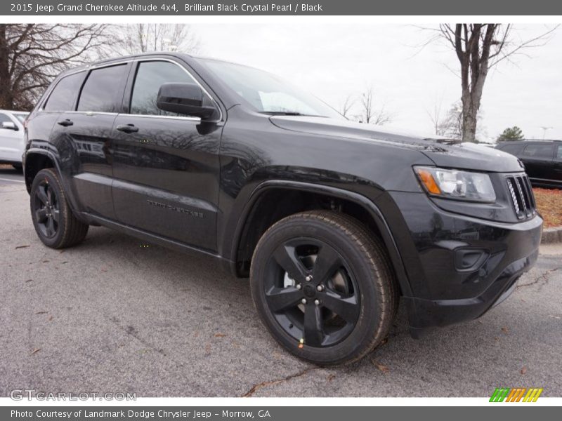 Brilliant Black Crystal Pearl / Black 2015 Jeep Grand Cherokee Altitude 4x4