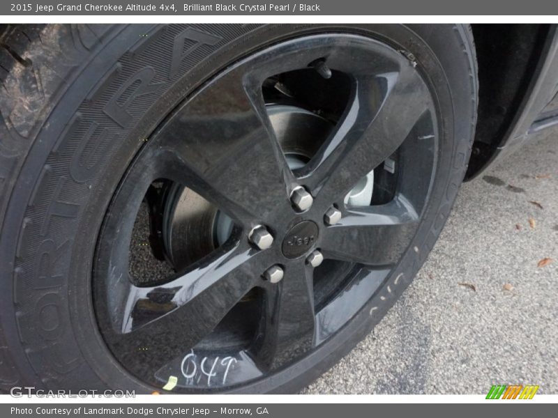 Brilliant Black Crystal Pearl / Black 2015 Jeep Grand Cherokee Altitude 4x4