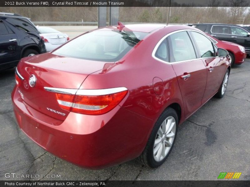 Crystal Red Tintcoat / Medium Titanium 2012 Buick Verano FWD