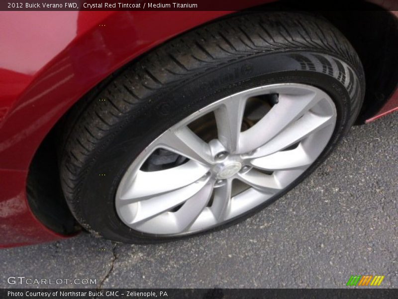 Crystal Red Tintcoat / Medium Titanium 2012 Buick Verano FWD