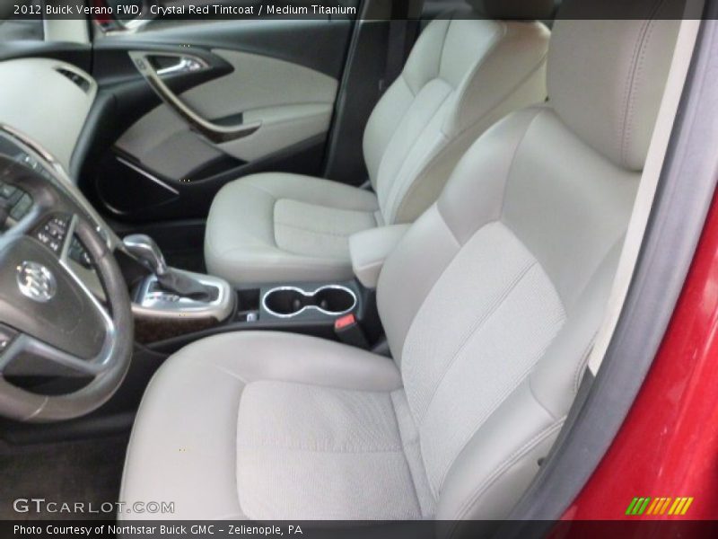 Crystal Red Tintcoat / Medium Titanium 2012 Buick Verano FWD