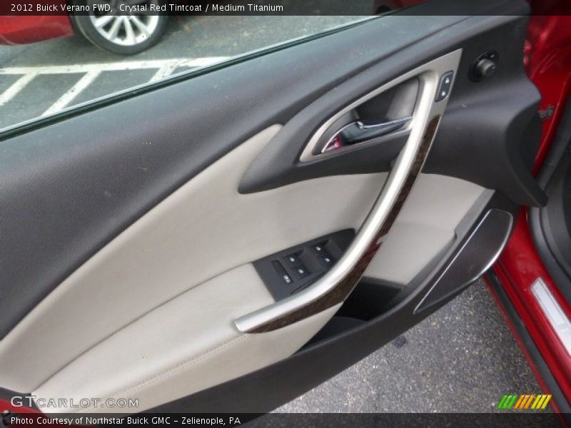 Crystal Red Tintcoat / Medium Titanium 2012 Buick Verano FWD