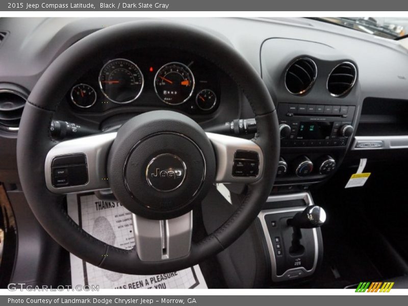 Black / Dark Slate Gray 2015 Jeep Compass Latitude