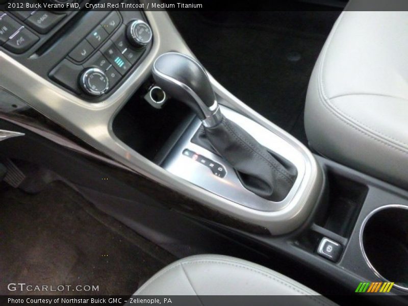 Crystal Red Tintcoat / Medium Titanium 2012 Buick Verano FWD