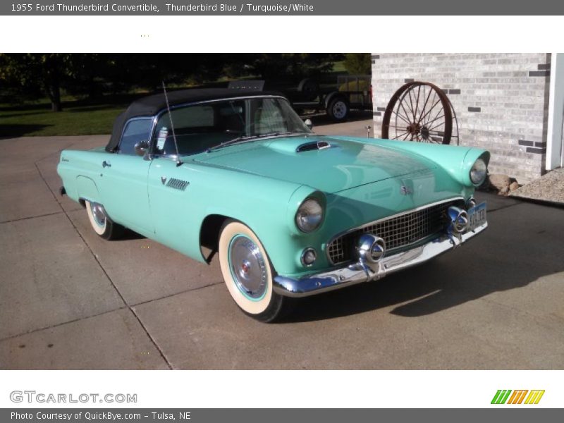 Front 3/4 View of 1955 Thunderbird Convertible