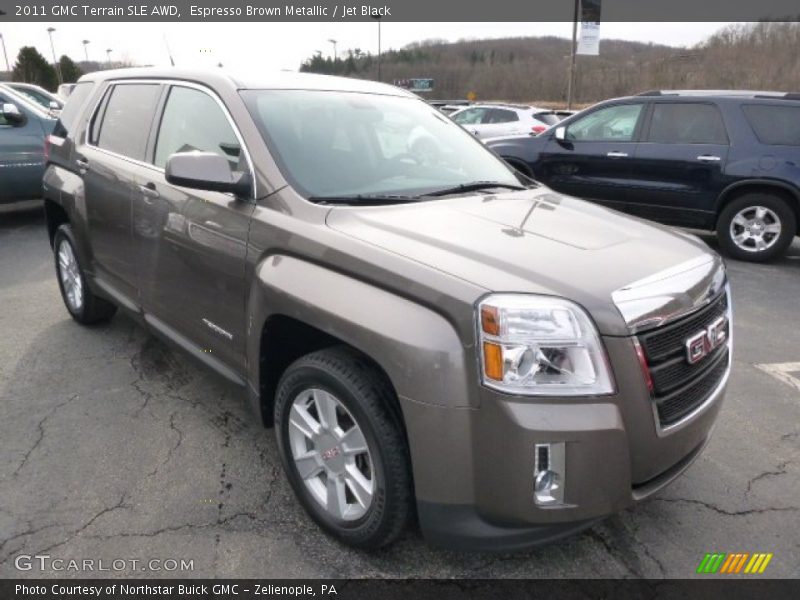 Front 3/4 View of 2011 Terrain SLE AWD