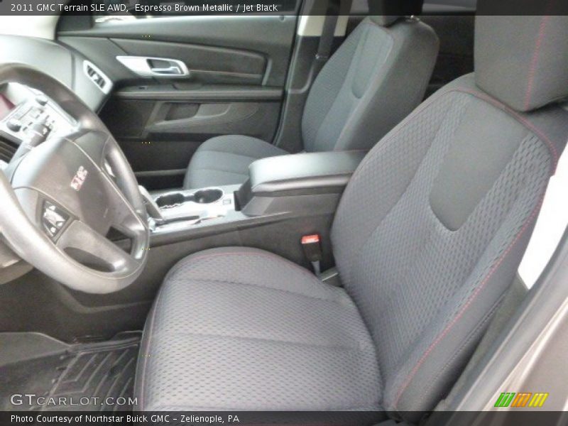 Espresso Brown Metallic / Jet Black 2011 GMC Terrain SLE AWD