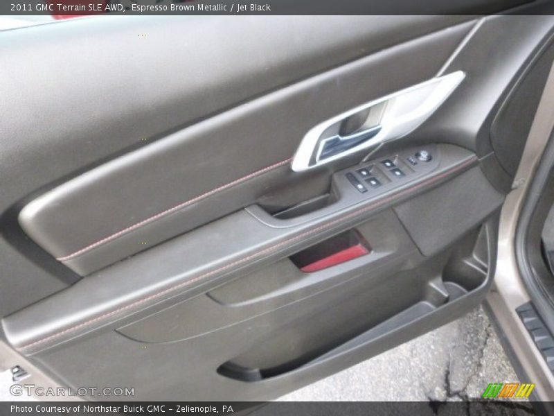 Espresso Brown Metallic / Jet Black 2011 GMC Terrain SLE AWD