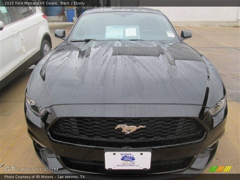 Black / Ebony 2015 Ford Mustang V6 Coupe