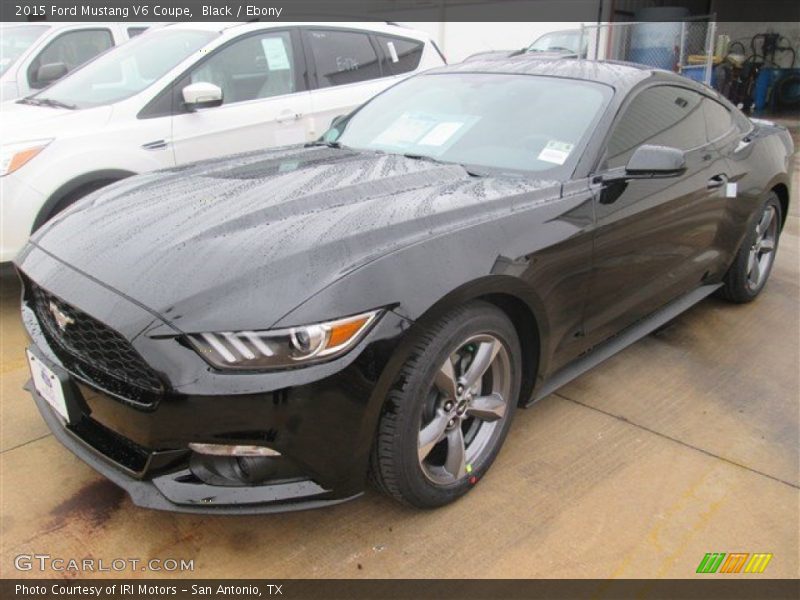 Black / Ebony 2015 Ford Mustang V6 Coupe