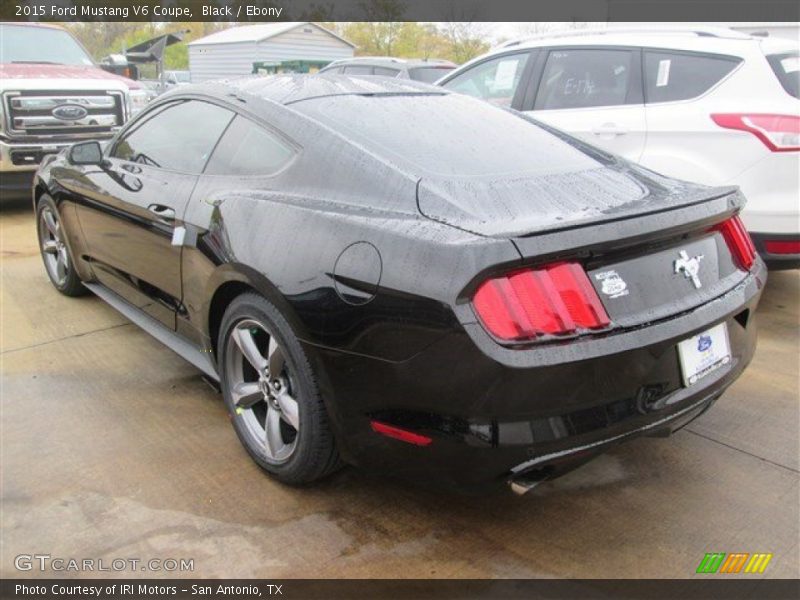 Black / Ebony 2015 Ford Mustang V6 Coupe