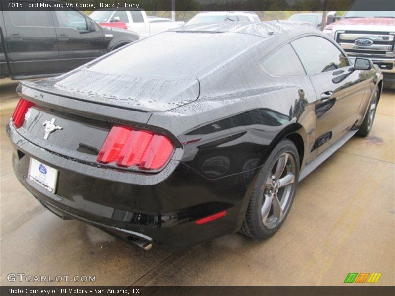 Black / Ebony 2015 Ford Mustang V6 Coupe