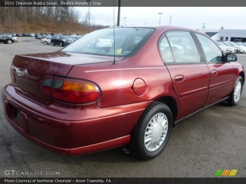 Redfire Metallic / Gray 2003 Chevrolet Malibu Sedan