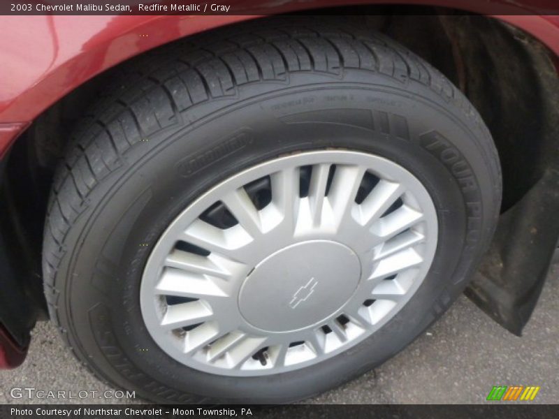 Redfire Metallic / Gray 2003 Chevrolet Malibu Sedan