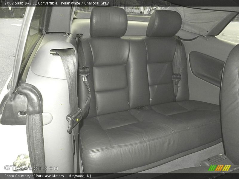 Polar White / Charcoal Gray 2002 Saab 9-3 SE Convertible