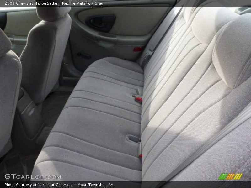 Redfire Metallic / Gray 2003 Chevrolet Malibu Sedan
