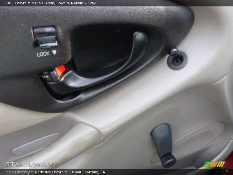 Redfire Metallic / Gray 2003 Chevrolet Malibu Sedan